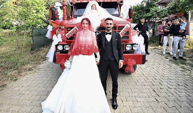 Düzceli kamyon sürücüsü, ekmek teknesini gelin arabası yaptı