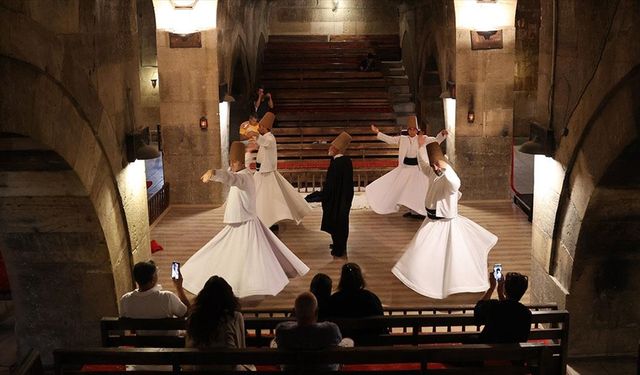 Kapadokya'da tarih ve tasavvuf 8 asırlık kervansarayda buluşuyor