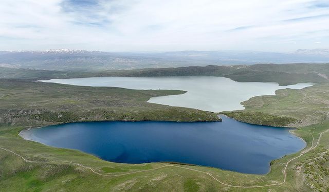 Muş'taki Hamurpet Gölleri doğaseverlerin gözdesi oldu