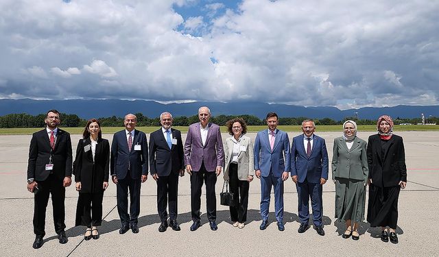 TBMM Başkanı Kurtulmuş, Cenevre'ye geldi