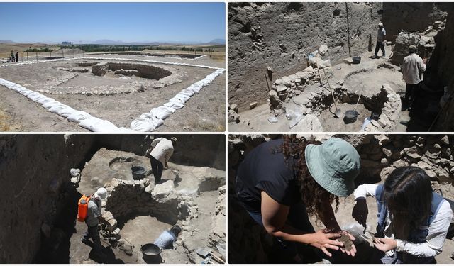 Yassı Höyük'te Geç Tunç Çağı'na ait yapı ve silolar gün yüzüne çıkarıldı