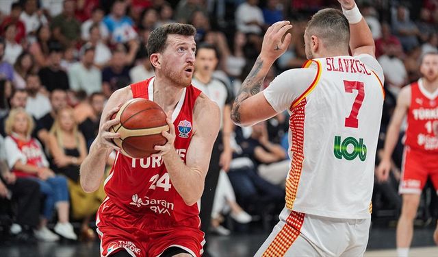 A Milli Erkek Basketbol Takımı, hazırlık maçında Karadağ'ı yendi