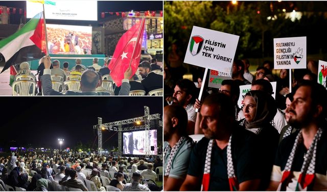 AK Parti Genel Merkez Gençlik Kolları, 81 ilde 'Gazze İçin Perde Açılıyor' programı düzenledi