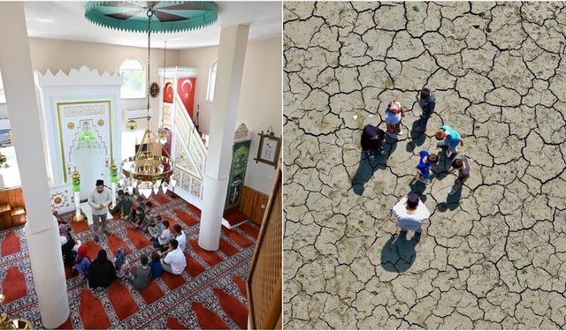 Camide Kur'an okumayı, sahada ise çevre bilinci ve suyun önemini öğreniyorlar