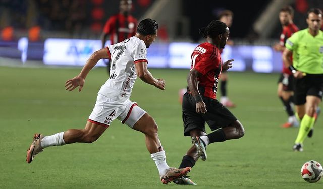 Gaziantep FK, sahasında Gençlerbirliği'ni 2-1 yendi