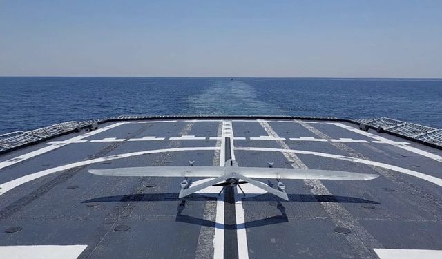 Gemi ve insansız deniz araçları İHA'larla havadan görecek