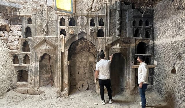 Nevşehir'de temizlenen odunluğun 6 asırlık ibadethane olduğu ortaya çıktı