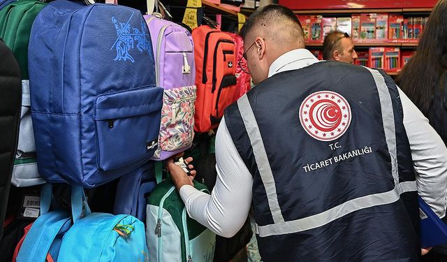 Ticaret Bakanlığı güvensiz okul ve kırtasiye malzemeleri için denetimlerini yoğunlaştırdı