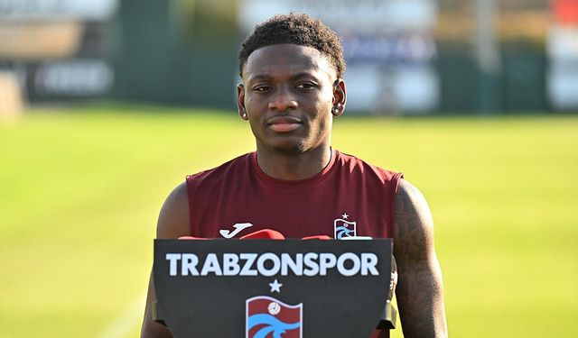 Trabzonspor'un yeni transferi Olaigbe, takımına katkı sağlamak istiyor