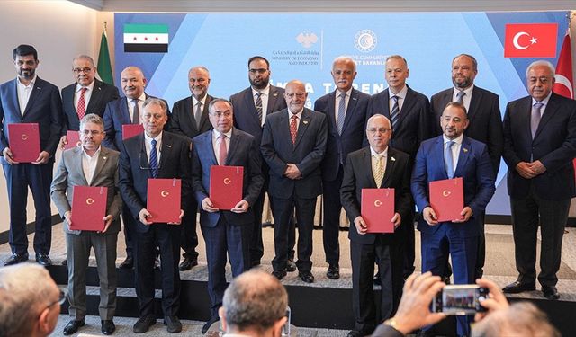 Türkiye-Suriye yuvarlak masa toplantısı kapsamında mutabakat zaptları imza töreni yapıldı