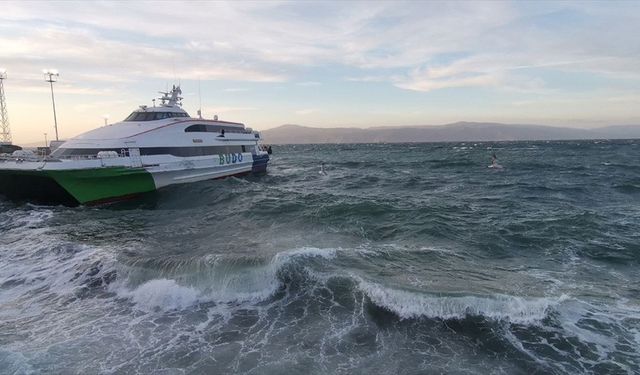 BUDO'nun bazı seferleri olumsuz hava koşulları nedeniyle iptal edildi