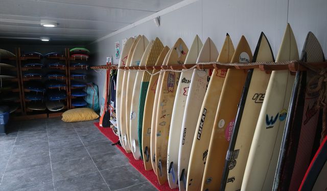 Hatay Sörf Merkezi, deprem bölgesinde yeni sporcular yetiştiriyor