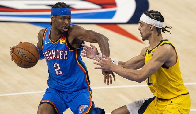 NBA'de Thunder, Pacers'ı iki uzatma sonunda 141-135 yendi