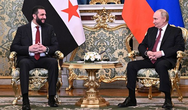 Rusya Devlet Başkanı Putin, Suriye Cumhurbaşkanı Şara ile bir araya geldi