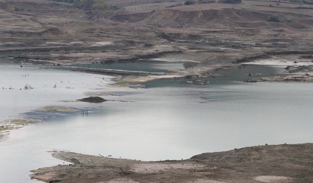 Tekirdağ'da Naip Barajı'nın doluluk oranı yağışlara rağmen artmadı