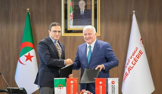 THY ile Cezayir Hava Yolları arasında işbirliği anlaşması