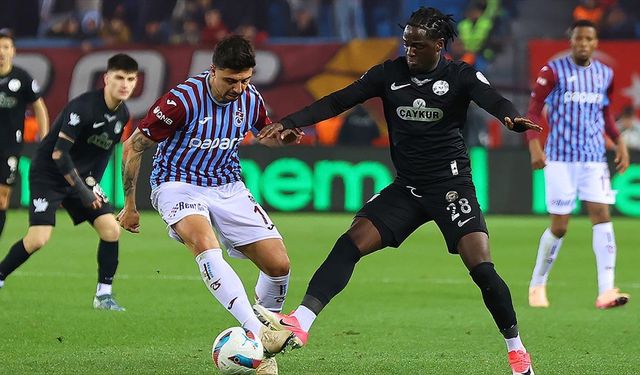 Trabzonspor ile Çaykur Rizespor 47. randevuda