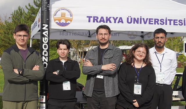 Trakya Roket Takımı, 'Bozdoğan' roketini daha yüksek irtifaya çıkarmayı hedefliyor