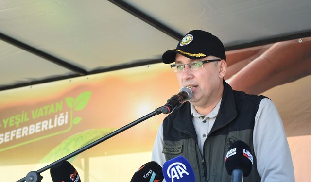 Antalya ve çevre illerde fidanlar toprakla buluşturuldu