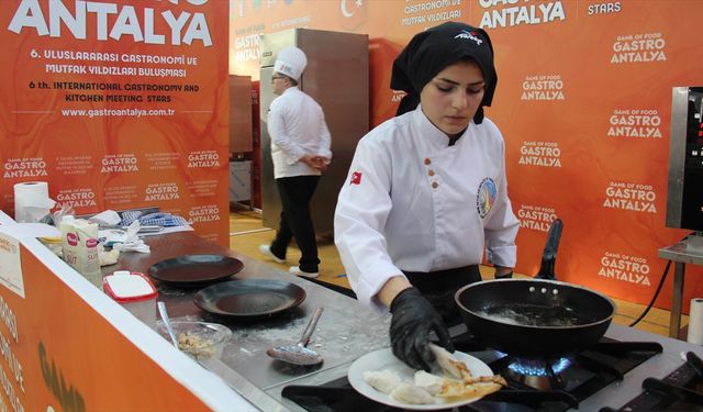 GastroAntalya 42 ülkeden şefleri buluşturdu