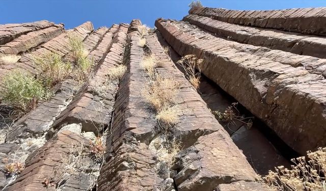 Kars'taki milyonlarca yıllık bazalt sütunlar akademik çalışmayla literatüre girdi