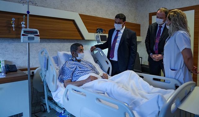 Tren hattındaki transferle organ nakline yetiştirilen hastadan makinistlere 'hayat' teşekkürü