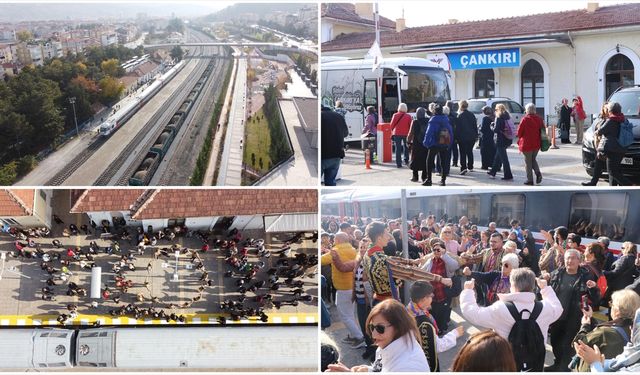 Turistik Tuz Ekspresi yaklaşık 10 bin ziyaretçiyi Çankırı'ya çekti