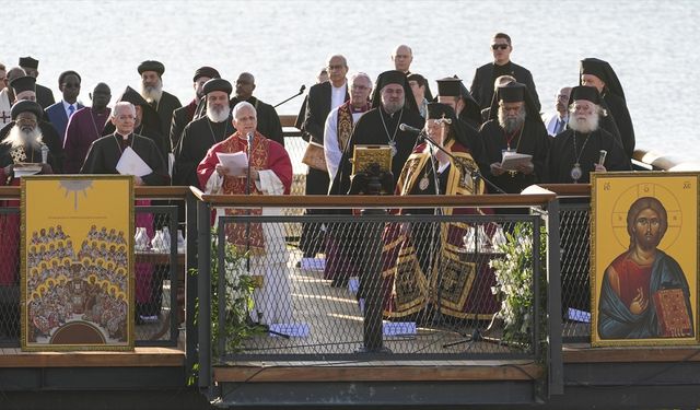 Vatikan Devlet Başkanı Papa 14. Leo, İznik'te düzenlenen ayine katıldı