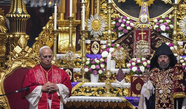 Vatikan Devlet Başkanı Papa 14. Leo, Kumkapı Meryem Ana Patriklik Kilisesi'ni ziyaret etti