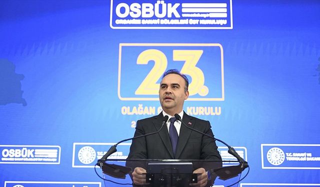 Bakan Kacır: Planlı sanayi alanlarımızın büyüklüğünü 5 yıl içinde 155 bin hektardan 350 bin hektara yükselteceğiz