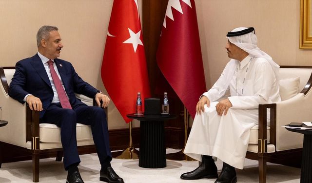 Dışişleri Bakanı Fidan, Katarlı mevkidaşı Al Sani ile görüştü
