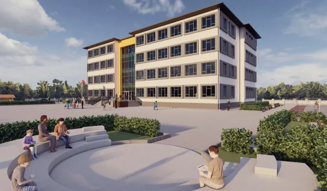 Bursa Kestel'de Musa Fırat Coştun Ortaokulu yeniden yapılıyor