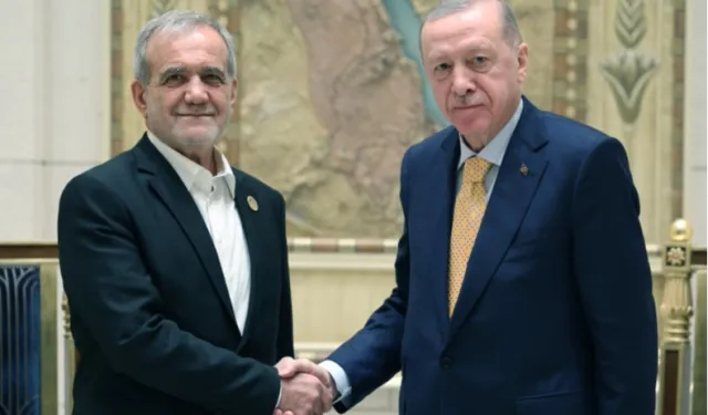 Cumhurbaşkanı Erdoğan İran Cumhurbaşkanı Pezeşkiyan ile görüştü