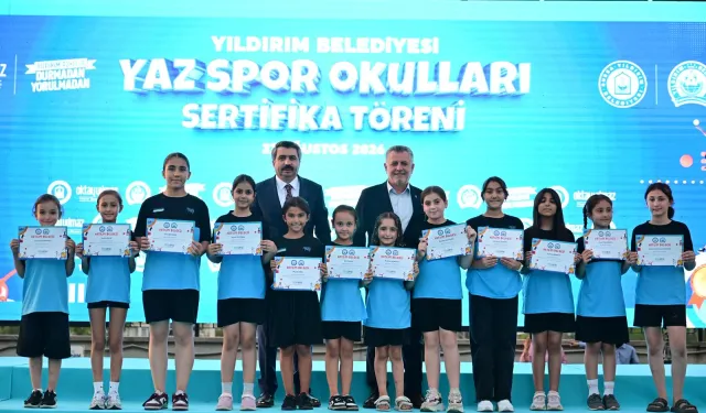 Bursa Yıldırım'da 16 branşta 36 bin 818 çocuğa spor imkanı