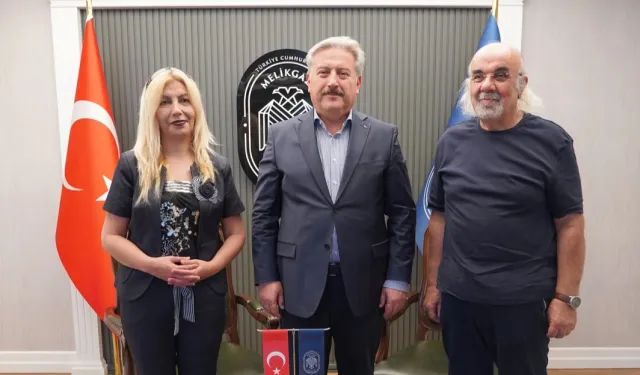 Kayseri Büyükşehir Gazeteciler Cemiyeti'nden Melikgazi'ye ziyaret