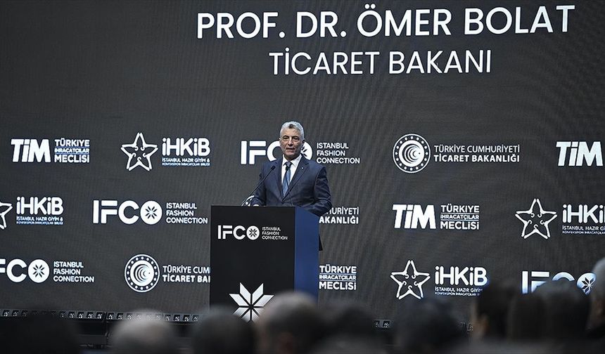 Bakan Bolat: Tekstil ve konfeksiyon ihracatına ocakta artışla başladık ve bu yükseliş hızlanacak