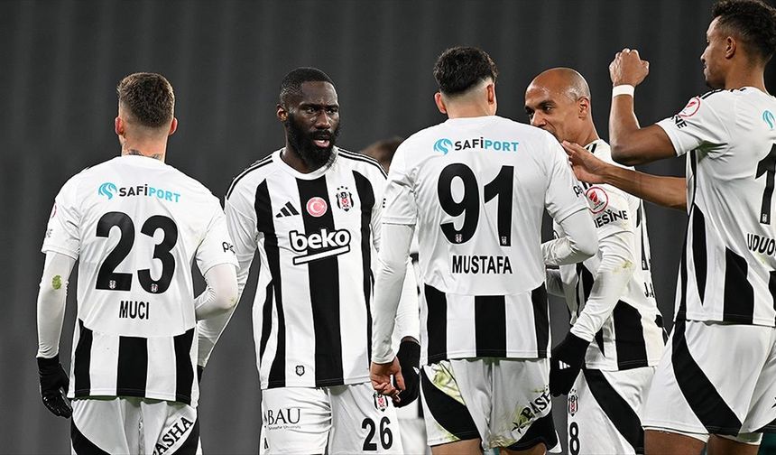 Beşiktaş, Türkiye Kupası'nda çeyrek final yolunda avantaj yakaladı