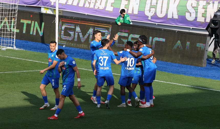 Çaykur Rizespor, Atakaş Hatayspor'u mağlup etti