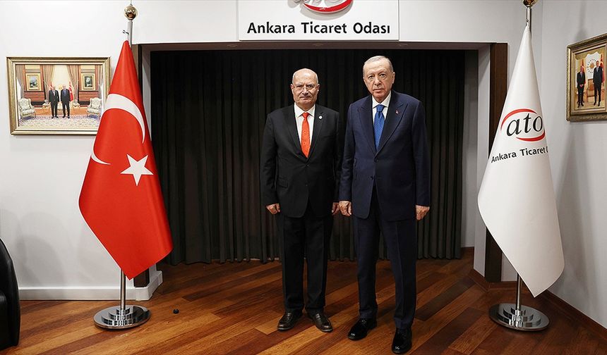 Cumhurbaşkanı Erdoğan'dan ATO'ya ziyaret