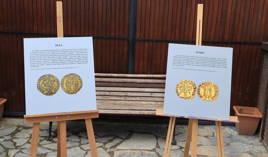 Edirne'de Osmanlı döneminde kullanılan yabancı paraların tanıtıldığı poster sergisi açıldı