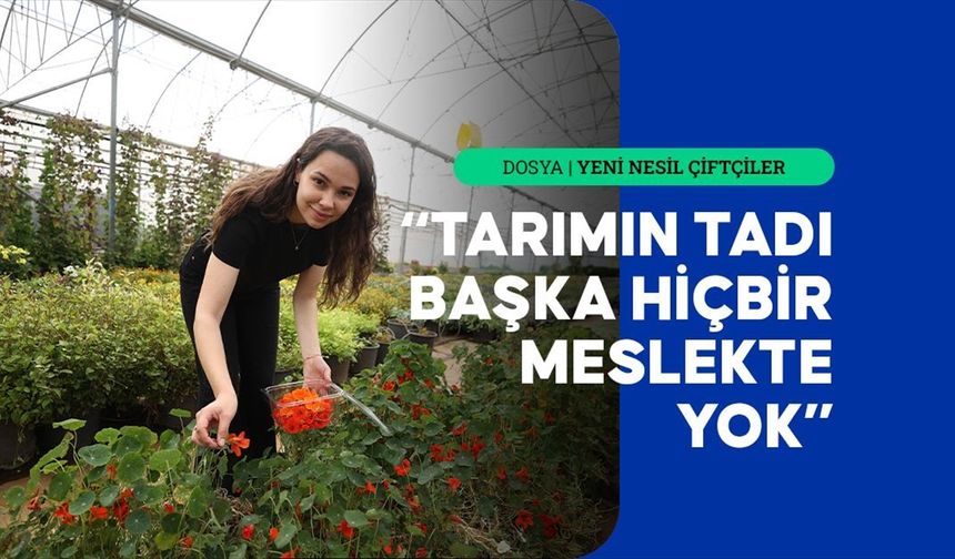 Genç çiftçi raf ömrünü 30 güne çıkardığı yenilebilir menekşeleri pazarlıyor