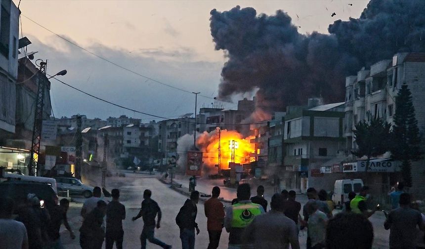 İsrail savaş uçakları, Lübnan’ın güneyini bir dizi saldırıyla hedef aldı
