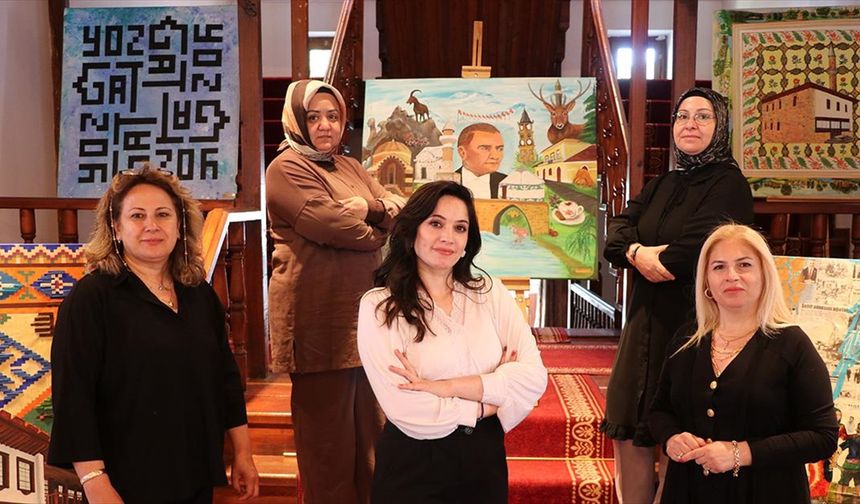 Kadın usta öğreticiler, Yozgat'ın kültürel mirasını sanatla tanıtıyor