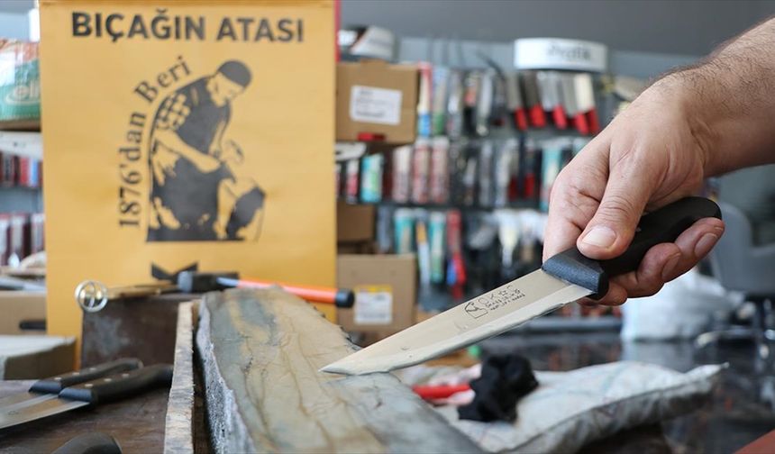 Kahramanmaraş'ın tescilli bıçakları Kurban Bayramı'na hazır