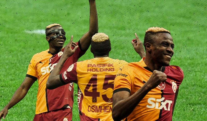 Kariyer sezonunu geçiren Osimhen, şampiyonluk yolunda Galatasaray'ı sırtlıyor