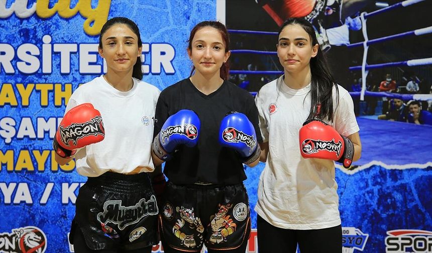 "Muaythainin altın kızları" Korkmaz kardeşler, yeni başarılar için çalışıyor