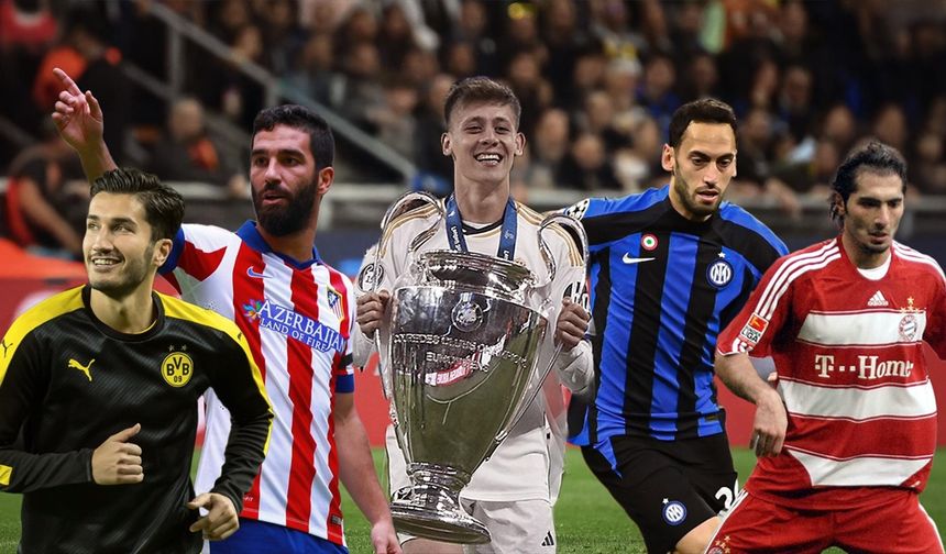 UEFA Şampiyonlar Ligi finalinde sahne alan Türk futbolcular