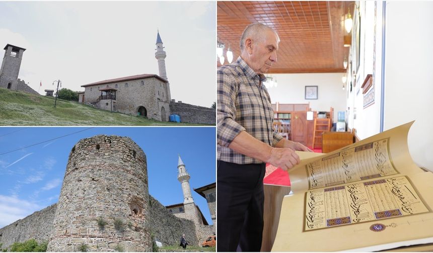 Cumhurbaşkanı Erdoğan'ın hediyesi Kur'an-ı Kerim, Preza Kalesi Camisi'nde muhafaza ediliyor