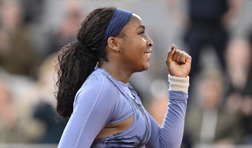 Fransa Açık'ta Coco Gauff yarı finale çıktı