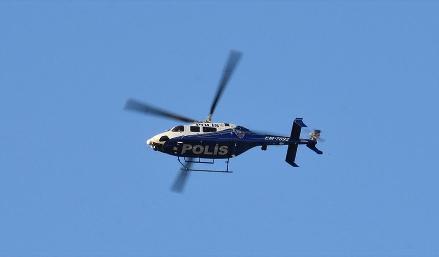 Nevşehir'de helikopter destekli uyuşturucu operasyonunda 61 şüpheli yakalandı
